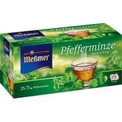 Meßmer Thé "menthe poivrée", frais-épicé, paquet de 25