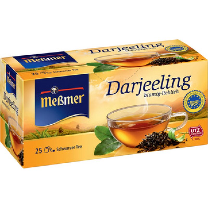 Meßmer Thé noir "Darjeeling", boîte de 25