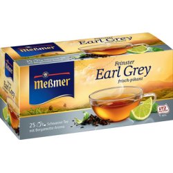 Meßmer Thé noir "Earl Grey", paquet de 25