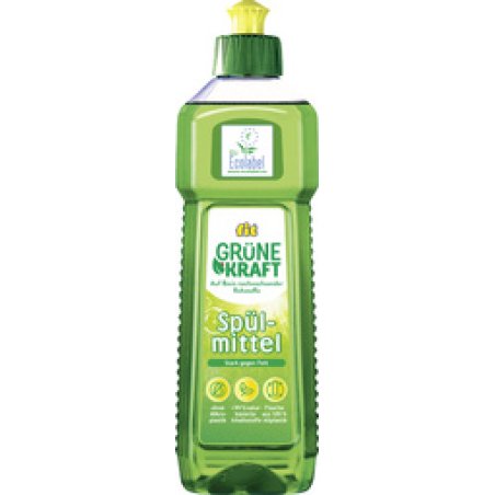 Fit Liquide vaisselle main GRÜNE KRAFT, flacon de 500 ml