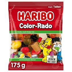 HARIBO Bondon gélifié aux fruits COLOR-RADO, sachet de 175 g