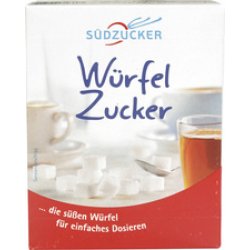 SÜDZÜCKER Sucre en morceaux, boîte de 500 g