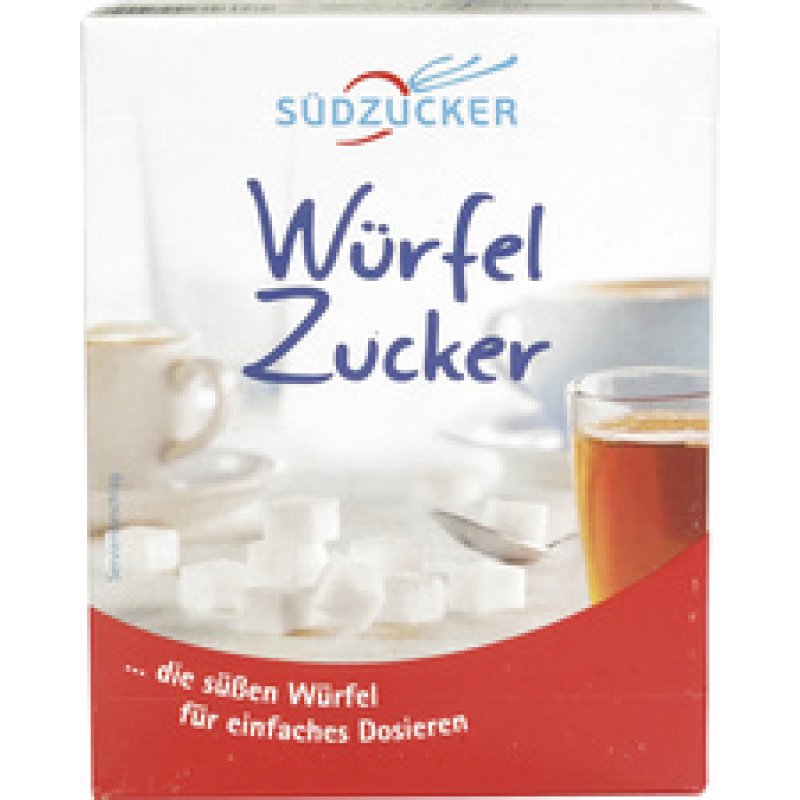 SÜDZÜCKER Sucre en morceaux, boîte de 500 g