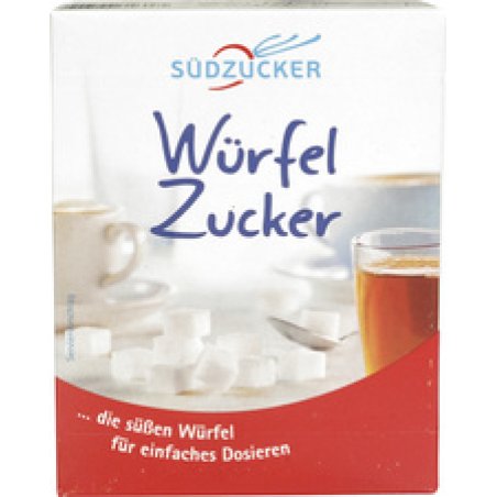 SÜDZÜCKER Sucre en morceaux, boîte de 500 g