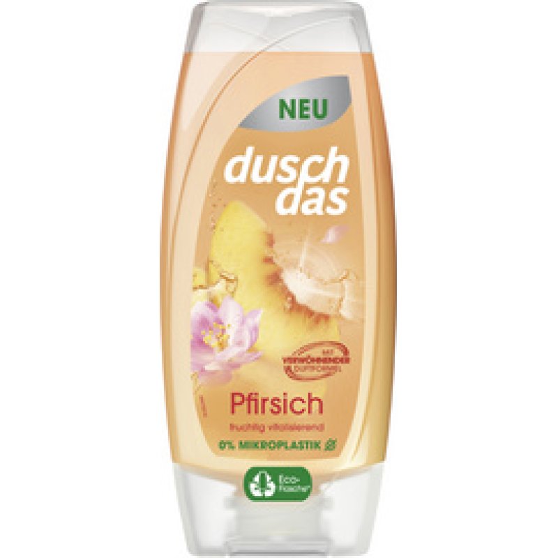 duschdas Gel douche pêche, flacon de 225 ml