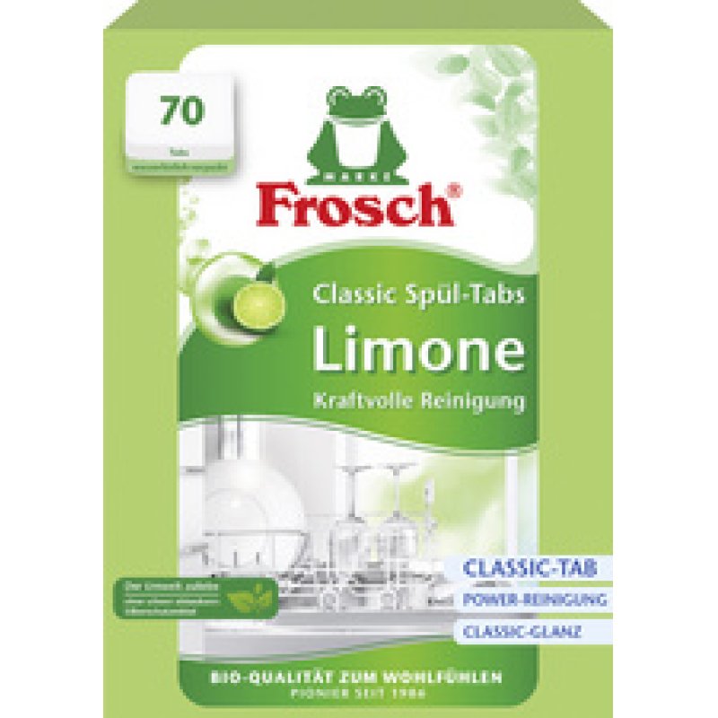 Frosch Tablettes lave-vaisselle Classic Limone, 70 pièces
