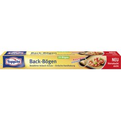 TOPPITS Papier sulfurisé prédécoupé, 380 x 420 mm