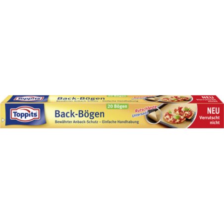 TOPPITS Papier sulfurisé prédécoupé, 380 x 420 mm