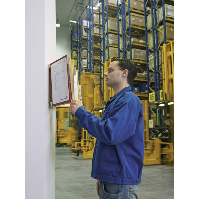 Durable VARIO document display carousel Wall Portrait A4