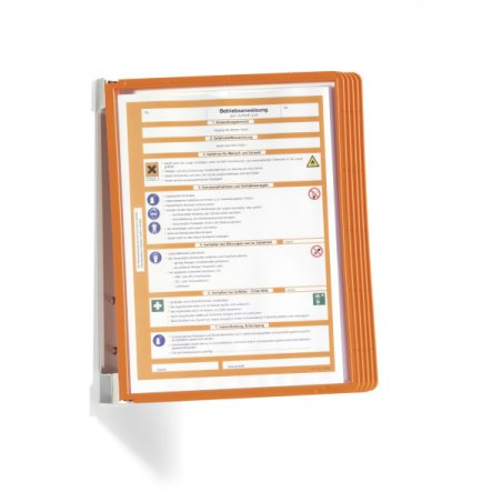 Durable 5551-09 porte-documents pivotant mural Portrait A4