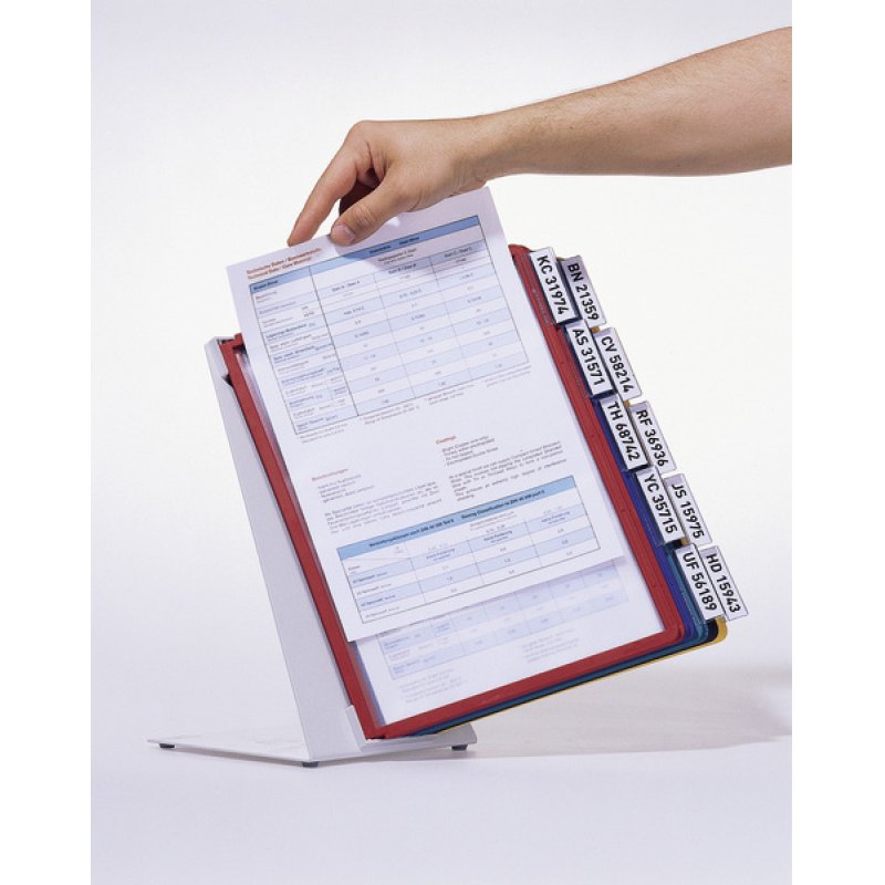 Durable VARIO document display carousel Desk Portrait A4