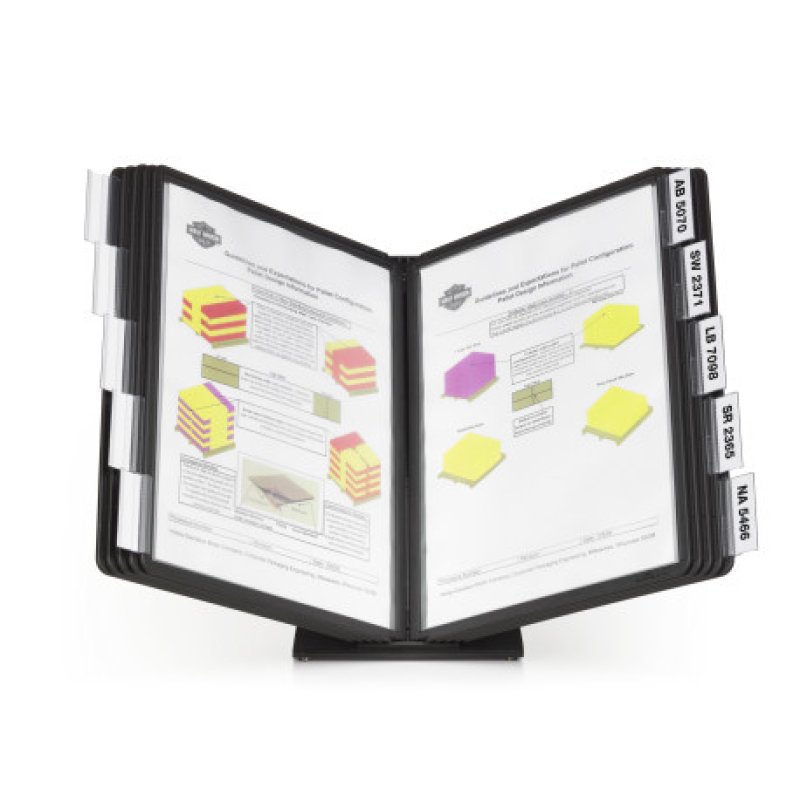 Durable 557001 porte-documents pivotant mural Bureau Portrait A4