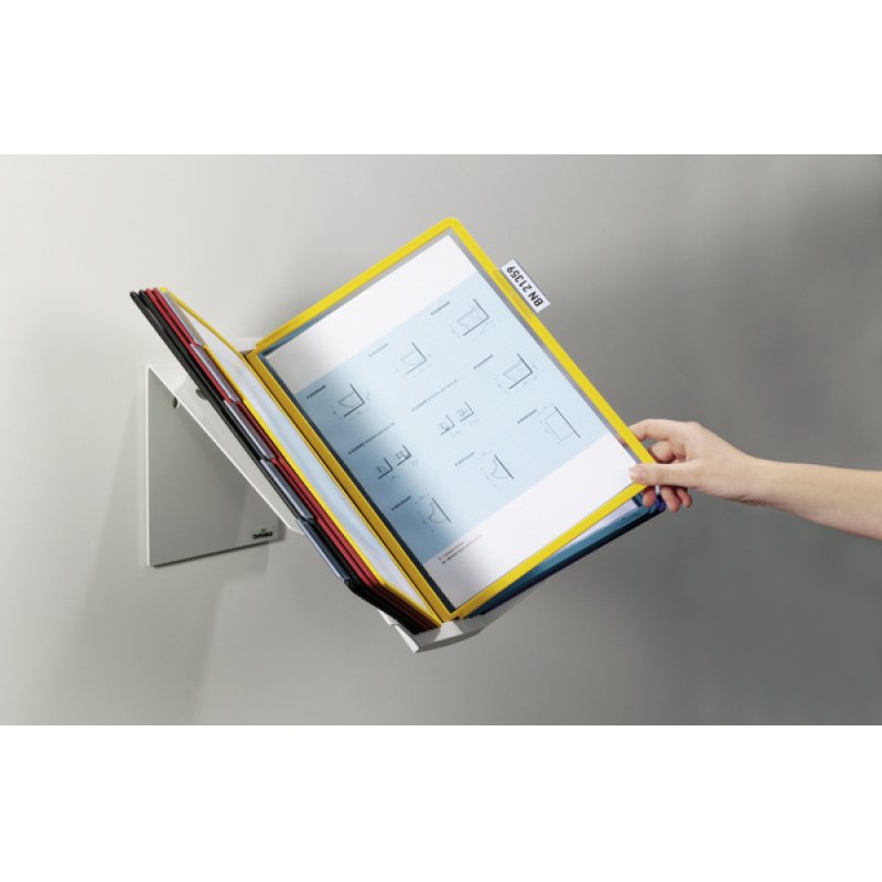 Durable Vario Pro 10 porte-documents pivotant mural Sur bureau/mural Paysage/portrait A4
