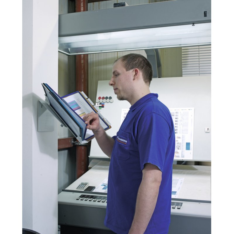 Durable Vario Pro 10 document display carousel Desk/Wall Landscape/Portrait A4