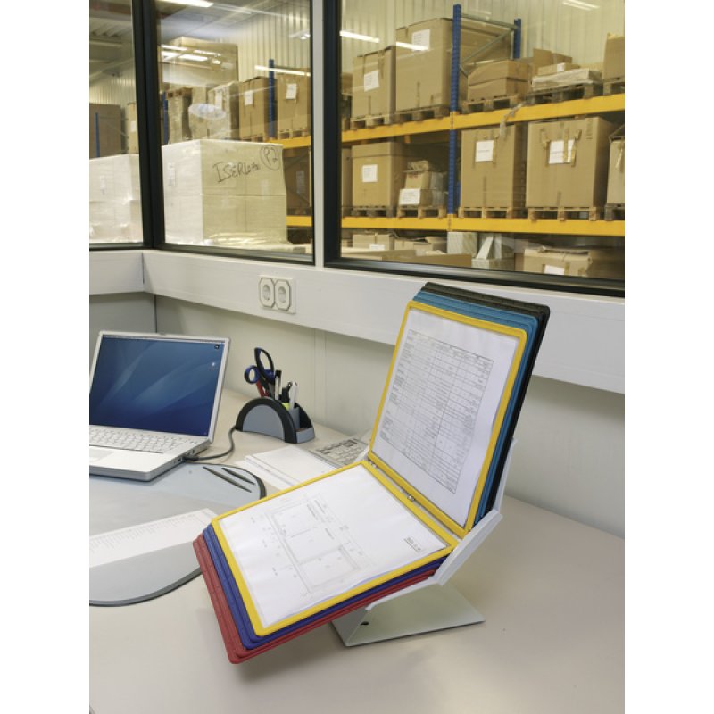 Durable Vario Pro 10 porte-documents pivotant mural Sur bureau/mural Paysage/portrait A4