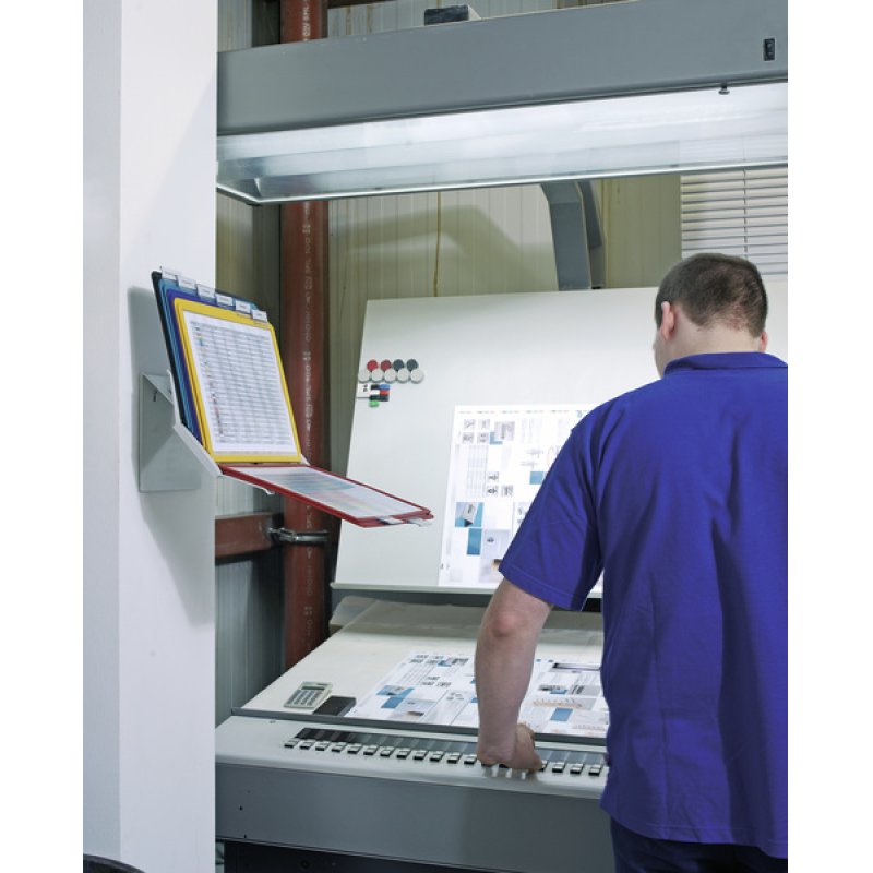 Durable Vario Pro 10 porte-documents pivotant mural Sur bureau/mural Paysage/portrait A4