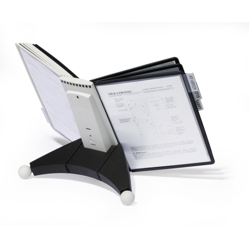 Durable SHERPA table 10 document display carousel Desk Portrait A4