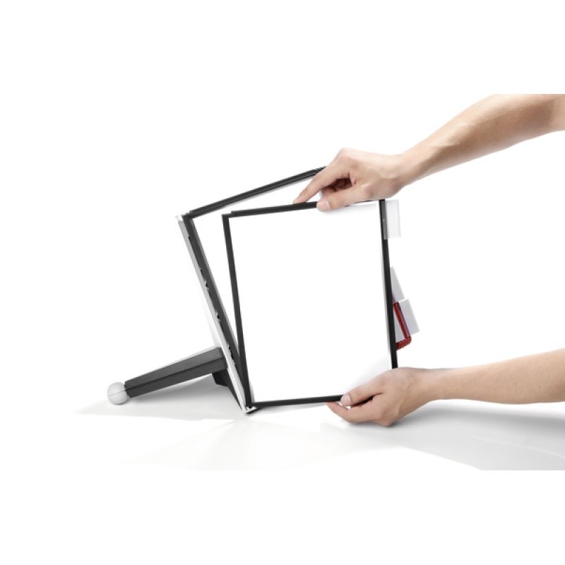 Durable SHERPA table 10 document display carousel Desk Portrait A4