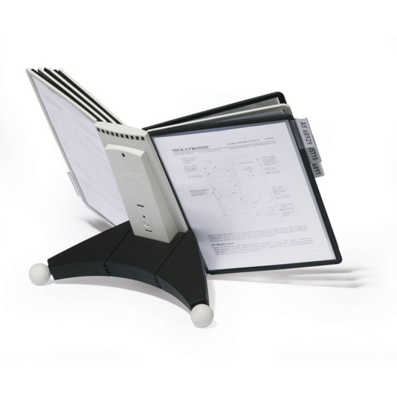Durable SHERPA table 10 document display carousel Desk Portrait A4