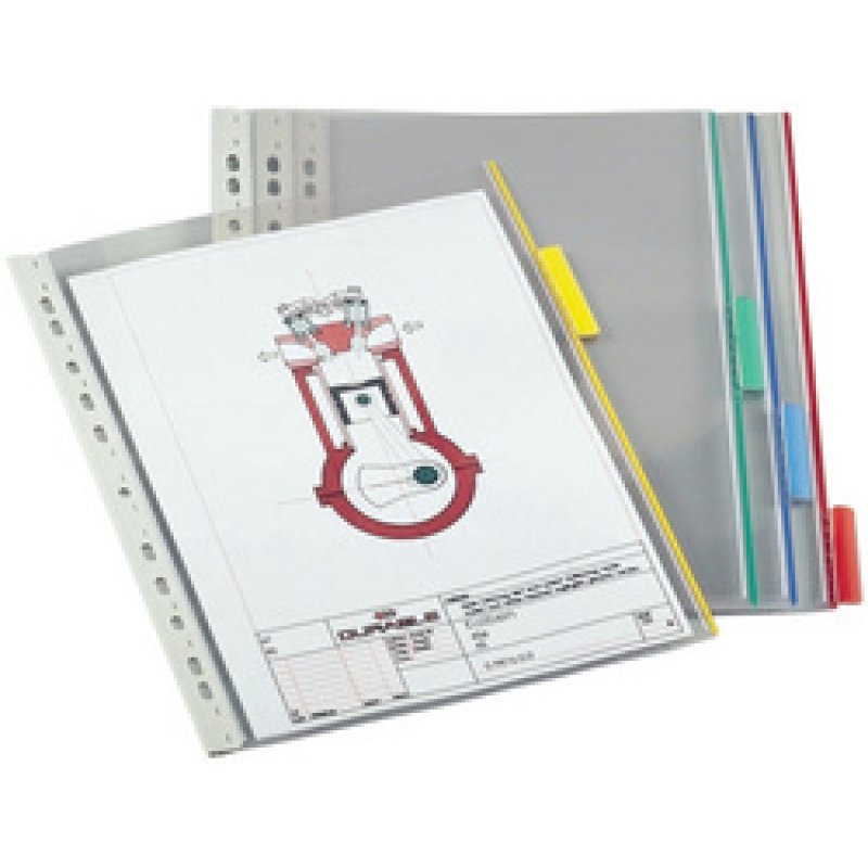 DURABLE Support mural FUNCTION, pour 20 plaques pochettes A4