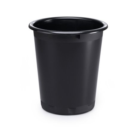 DURABLE Corbeille à papier BASIC, plastique, 13 litres, noir