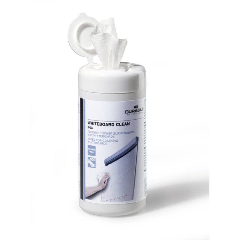 DURABLE Lingettes nettoyantes pour tableaux blanc WHITEBOARD