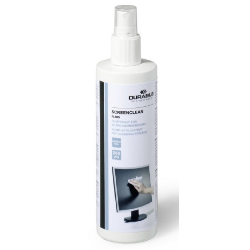 DURABLE Nettoyant pour écrans SCREEN FLUID, 250 ml