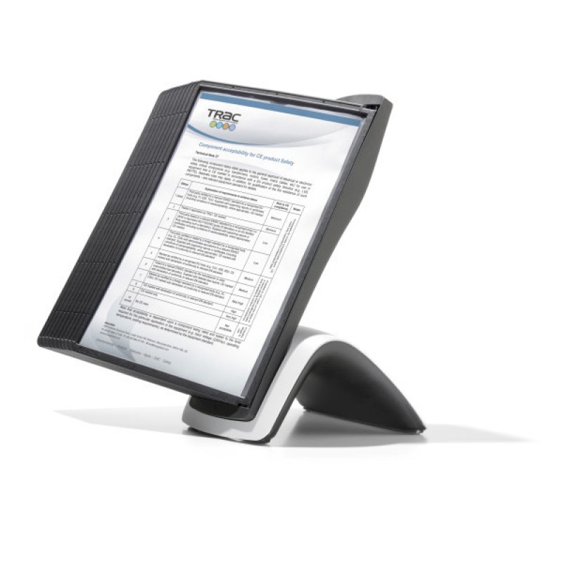 Durable Sherpa Style Table 10 document display carousel Desk Portrait A4