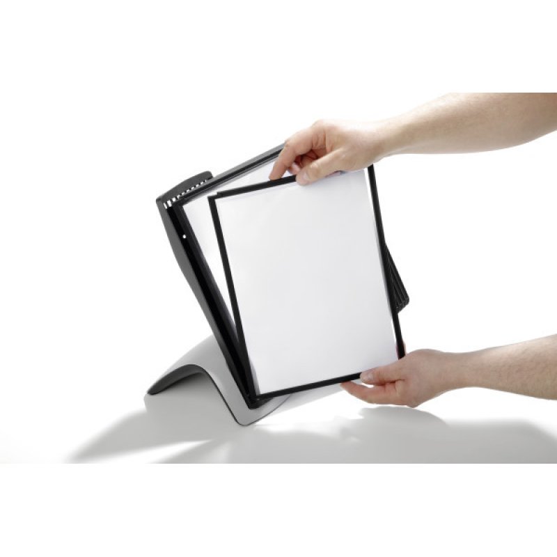 Durable Sherpa Style Table 10 document display carousel Desk Portrait A4