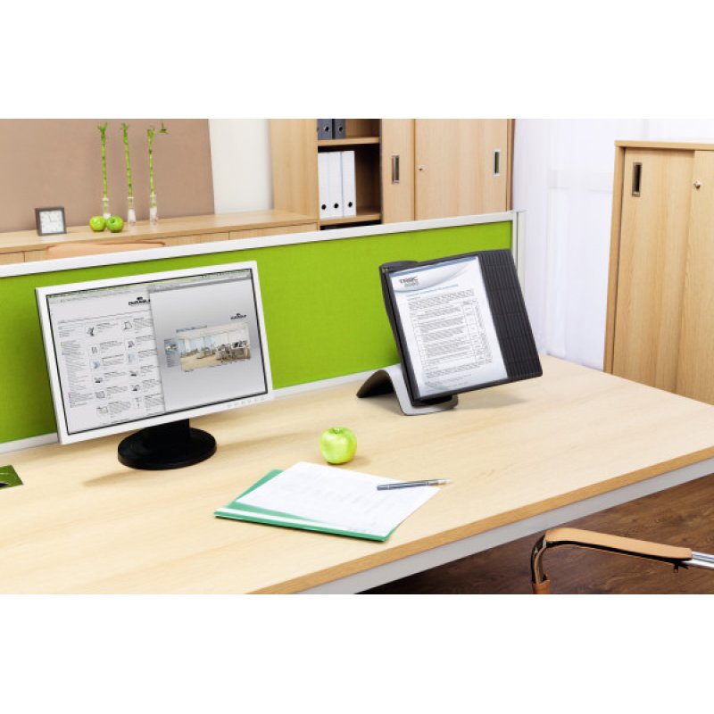 Durable Sherpa Style Table 10 document display carousel Desk Portrait A4