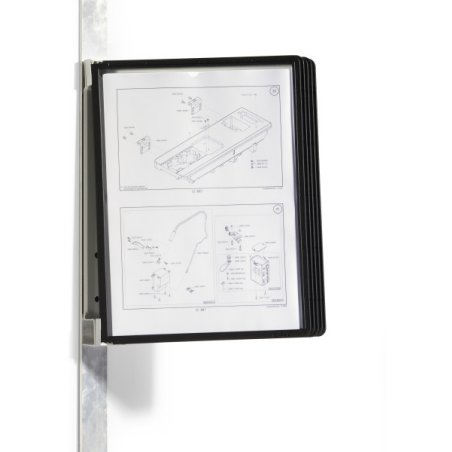Durable Vario magnet wall 5 document display carousel Portrait A4