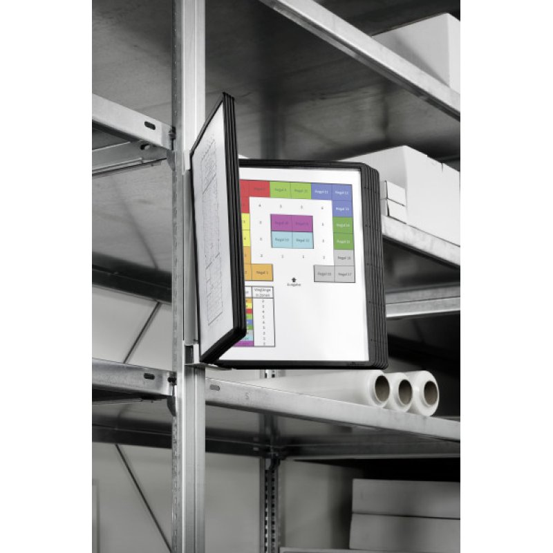 Durable VARIO document display carousel Wall Portrait A4