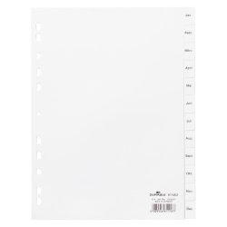 Durable 611402 intercalaire Blanc