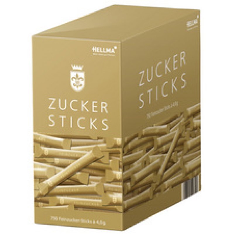 HELLMA Sticks de sucre, dans un carton