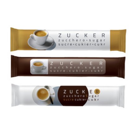 HELLMA Mini sticks de sucre, dans un carton