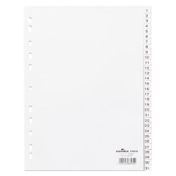 Durable 616002 tab index Numeric tab index White