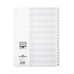 Durable 616302 divider White
