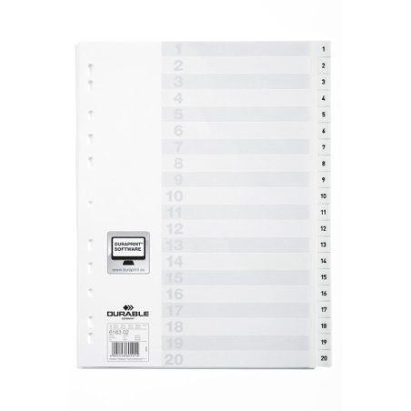 Durable 616302 divider White