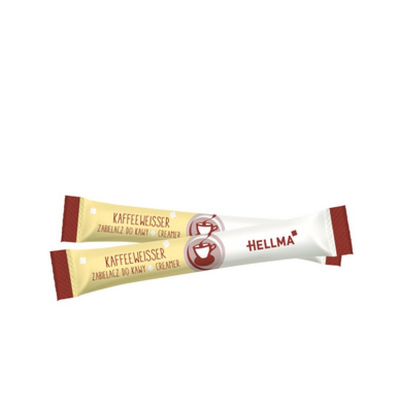 HELLMA Sticks de mousse à café, dans un présentoir en carton