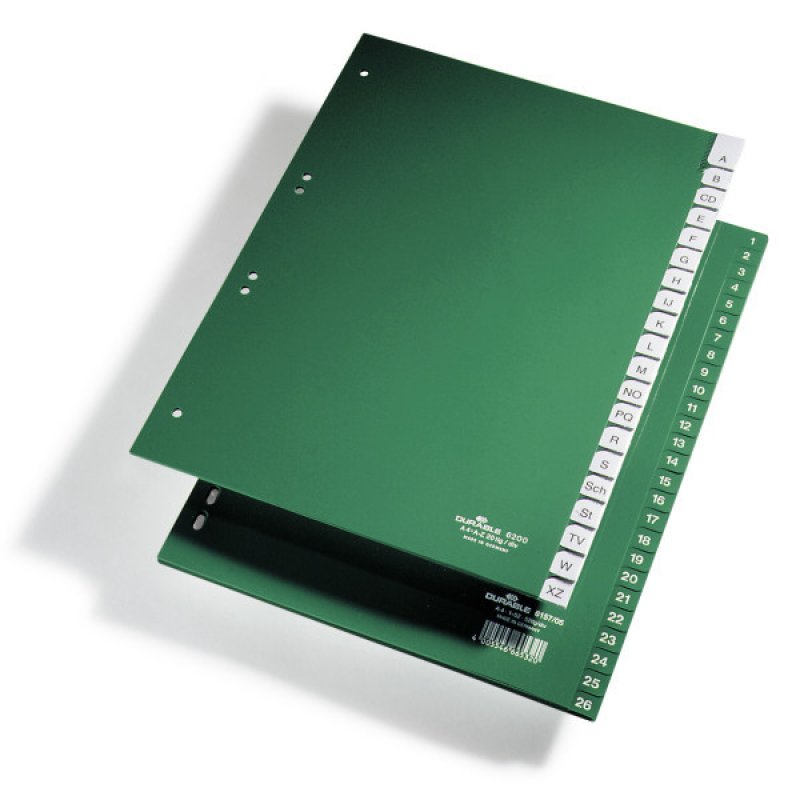 Durable 620005 intercalaire Vert