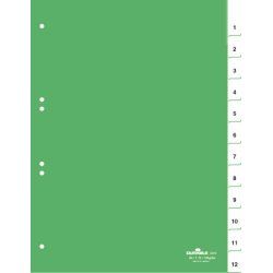 Durable Répertoires Avec Insertions Pré-insérées, Imprimées 1-12