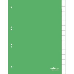 Durable Index With Sealed Tabs And 15 Insert Labels