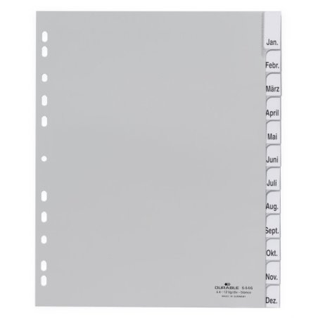 Durable 644610 intercalaire Gris