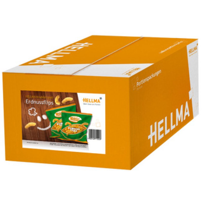 HELLMA Snack apéritif à la cacahuète, sachet individuel 8g