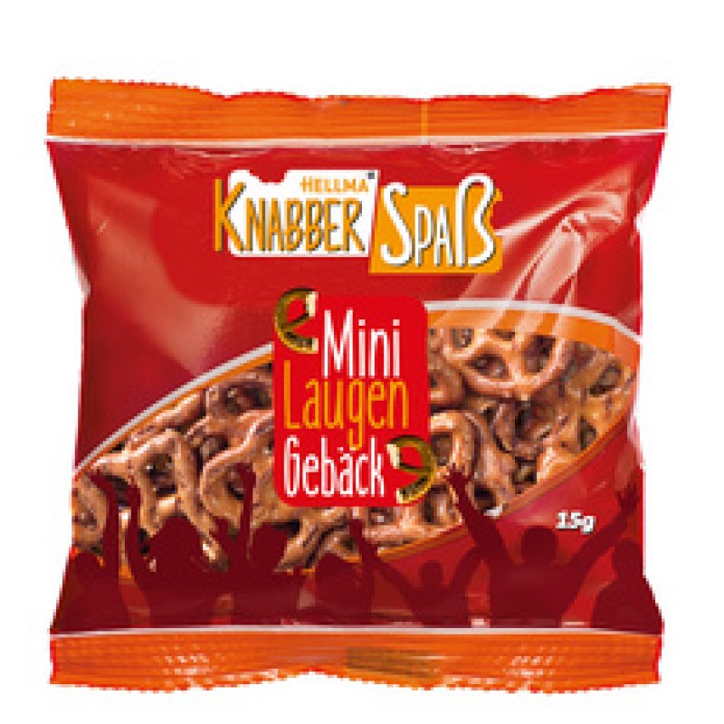 HELLMA Mini bretzel, dans des sachets unitaires de 15 g
