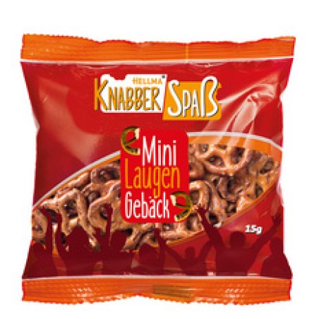 HELLMA Mini bretzel, dans des sachets unitaires de 15 g