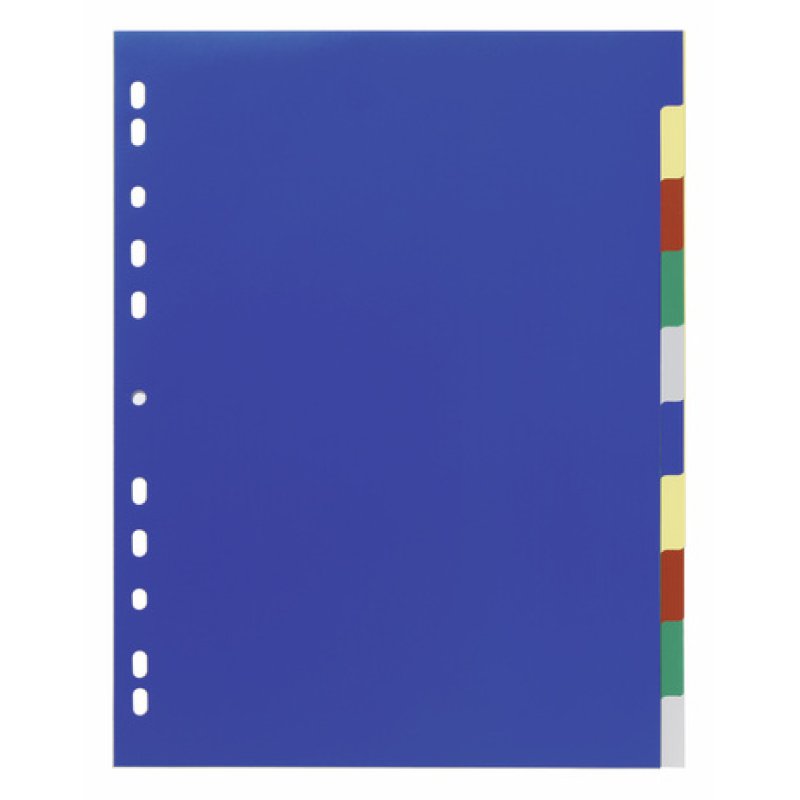Durable 6747-27 Numeric tab index Polypropylene (PP) Blue