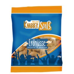 HELLMA Cacahuètes, dans un sachet unitaire à 25 g