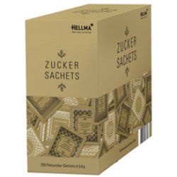 HELLMA GOLDLINE Sachets de sucre, dans un carton