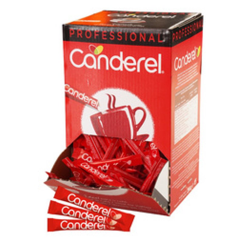 Canderel Stick de sucre, en présentoir carton